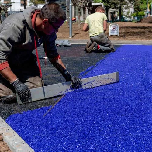 Granulats de caoutchouc EPDM pour sol amortissant des aires de jeux